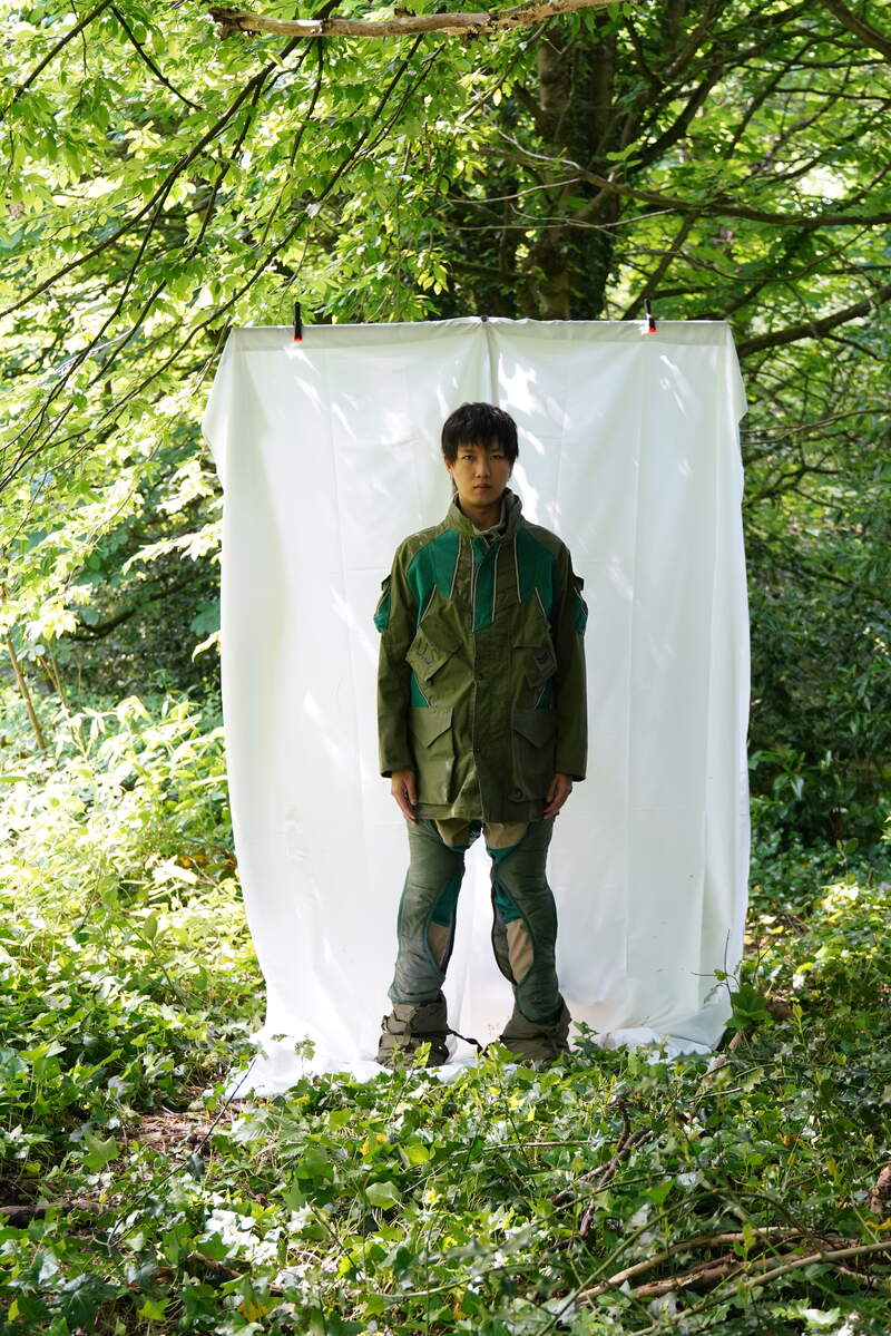 Hanwei Cheng – OBSCURE EPOQUE – Collection Overview Hanwei Cheng 'OBSCURE EPOQUE' menswear collection overview showing Belle Époque and military influences
